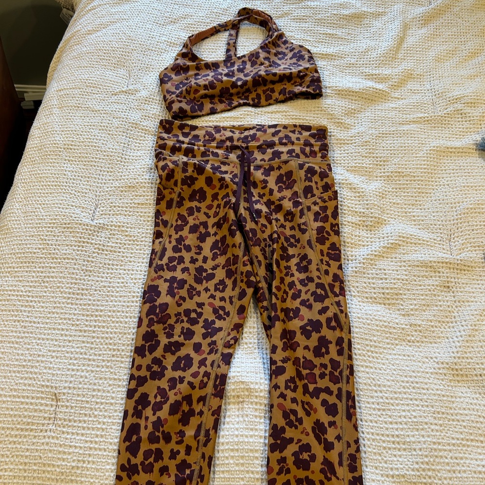leggings and bra set